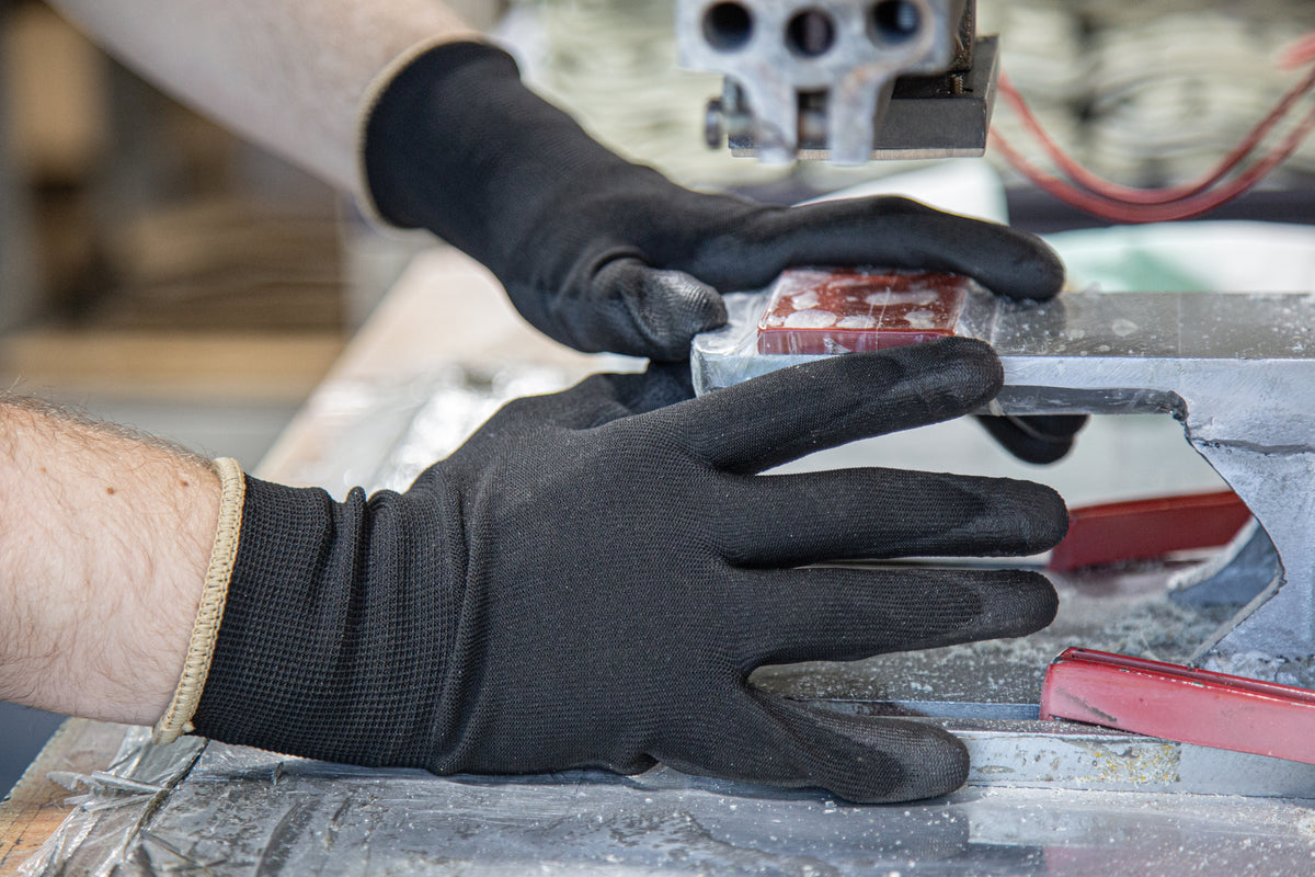 Polyurethane Palm Coated Glove with Polyester Knit Liner
