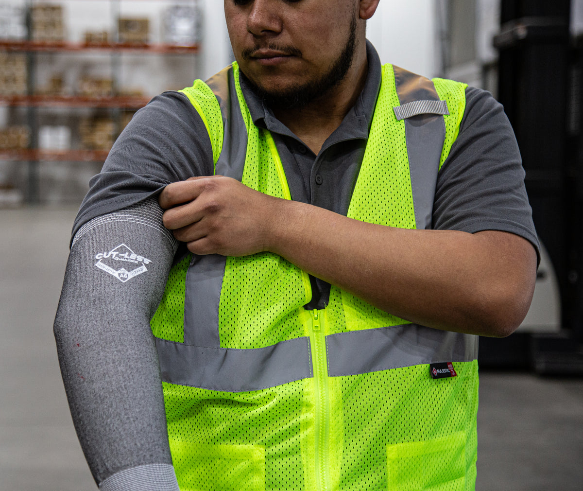 Cut-less Korplex Cut Resistant Sleeve, ANSI A6