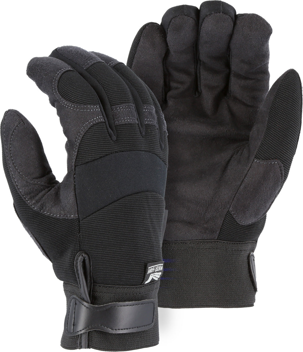 Winter Lined Armor Skin Mechanics Glove with Heatlok Lining