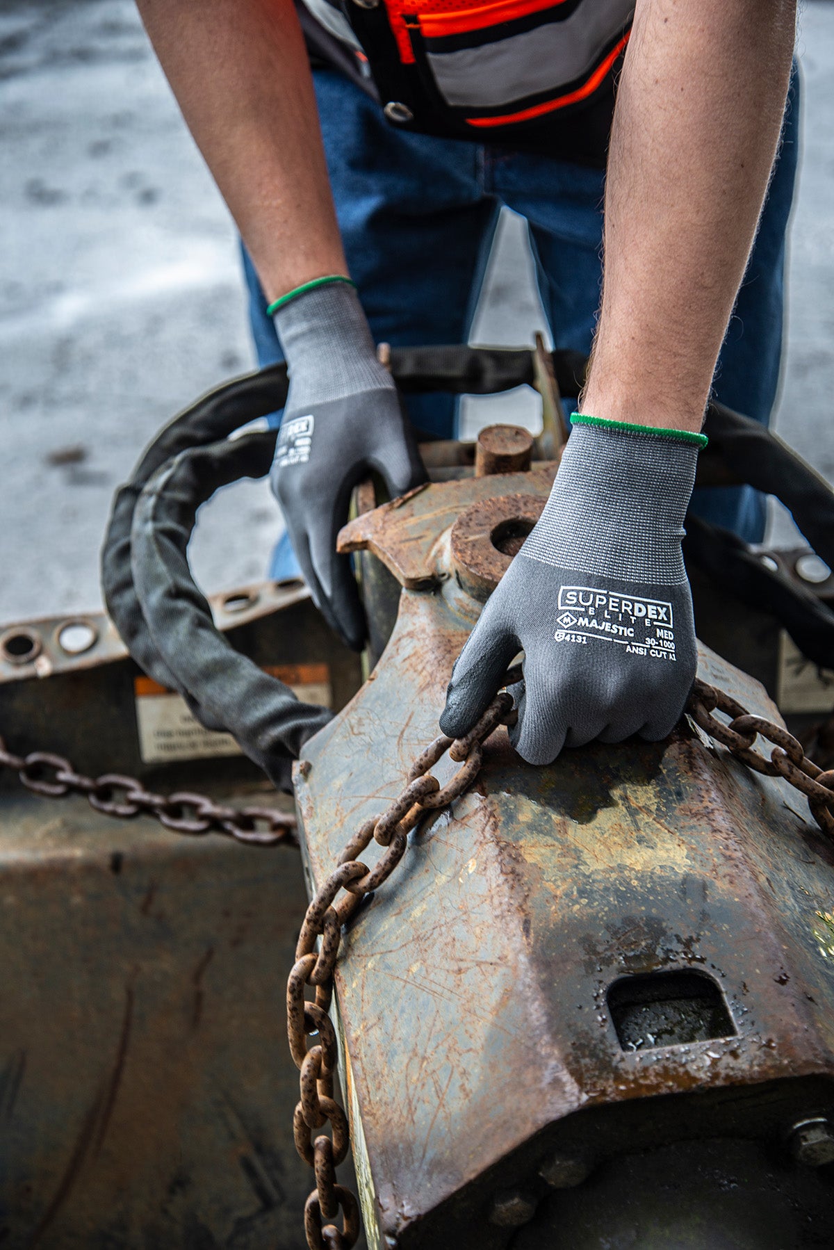 Superdex Premium Foam Nitrile Palm Dip Glove