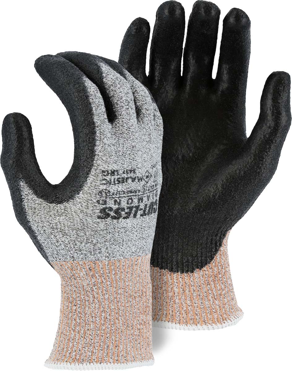Cut-Less Dyneema Glove with Polyurethane Palm, 13g, ANSI A3