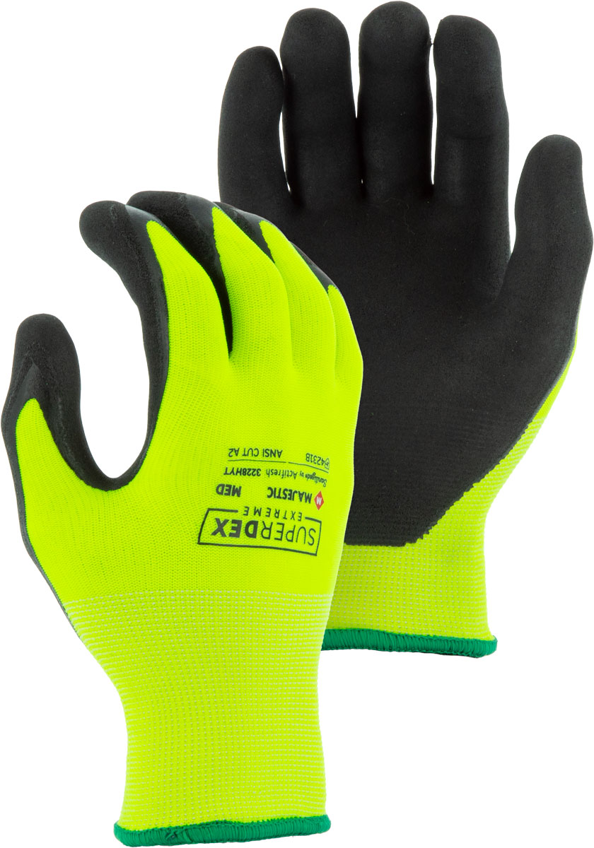 SuperDex Micro Foam Nitrile Palm Coated Glove on Nylon Shell