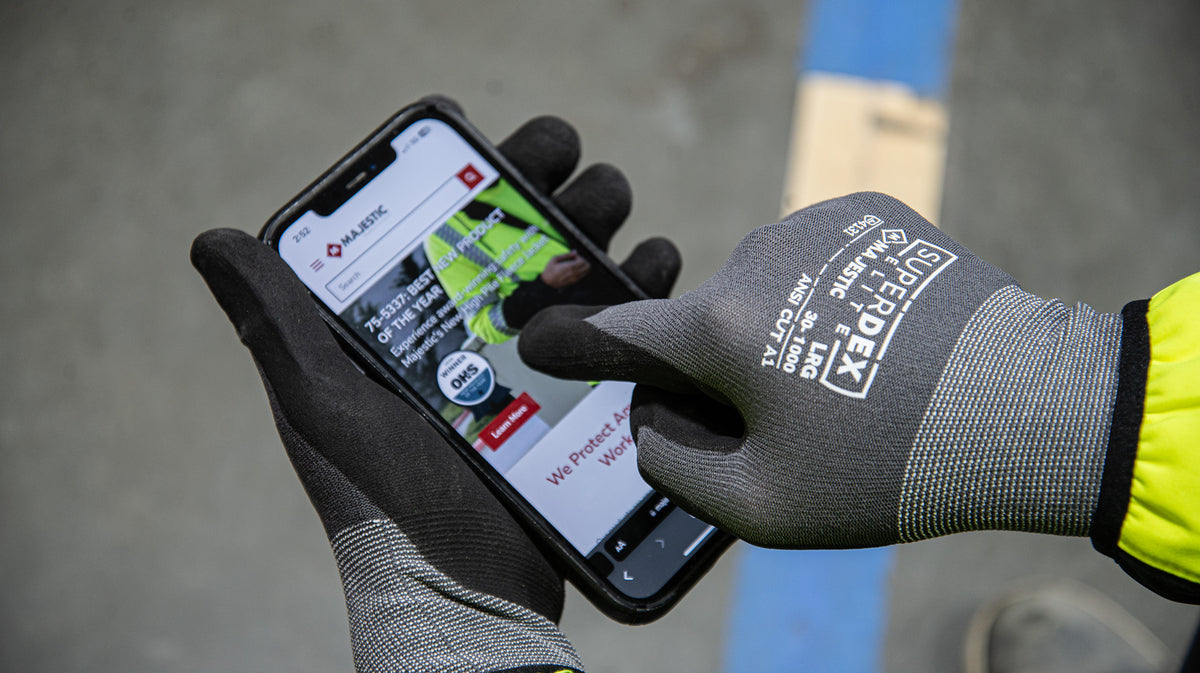 Superdex Premium Foam Nitrile Palm Dip Glove