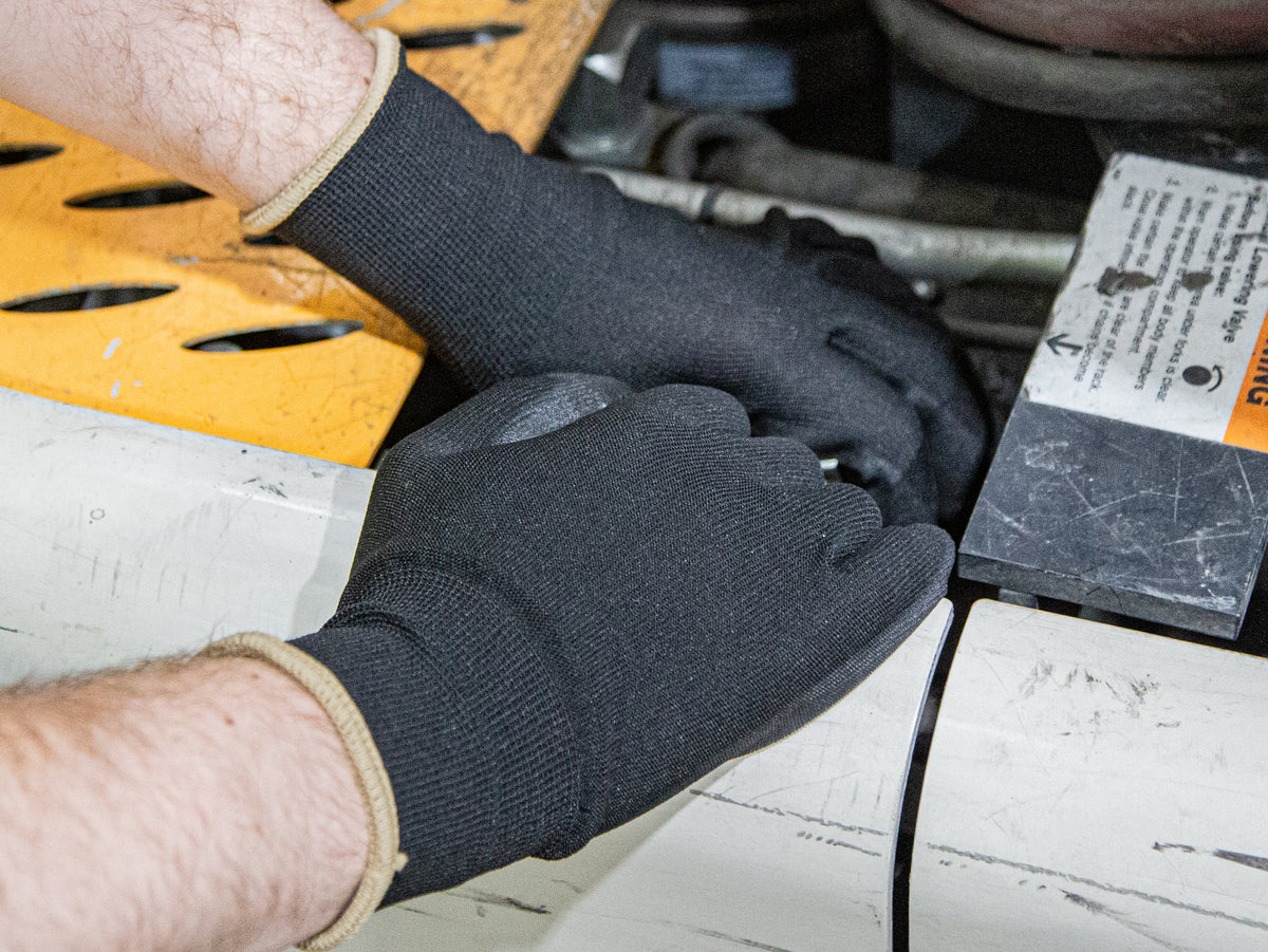 Polyurethane Palm Coated Glove with Polyester Knit Liner