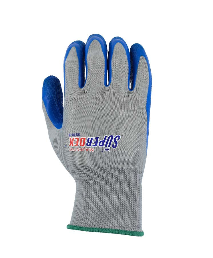 Lightweight SuperDex Latex Palm Dipped Glove on Nylon Liner