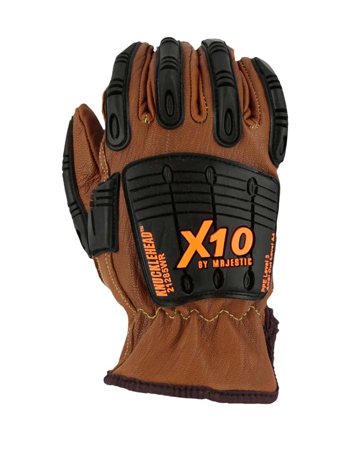 Cut-less with Kevlar Goatskin, Arc, Oil & Water-Resistant Gloves, Impact Protection, A4