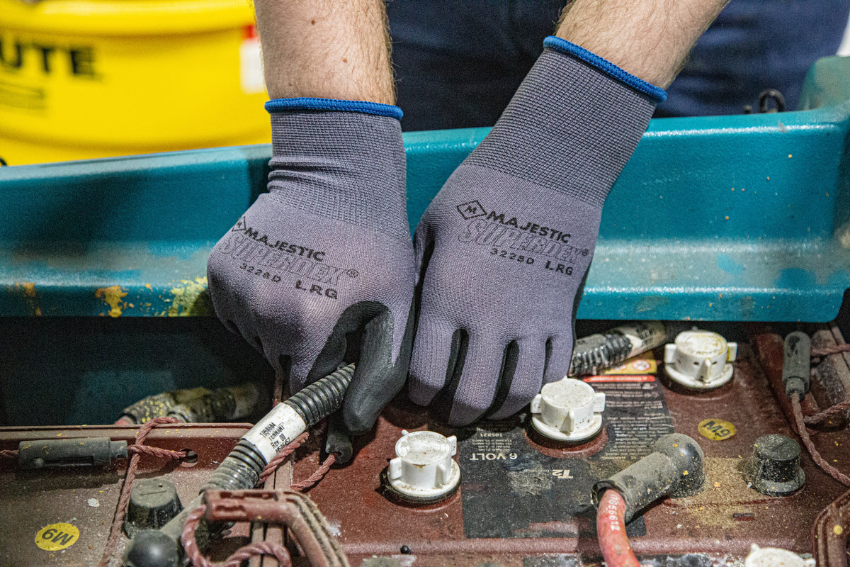 SuperDex Micro Foam Nitrile Palm Coated Glove on Nylon Shell