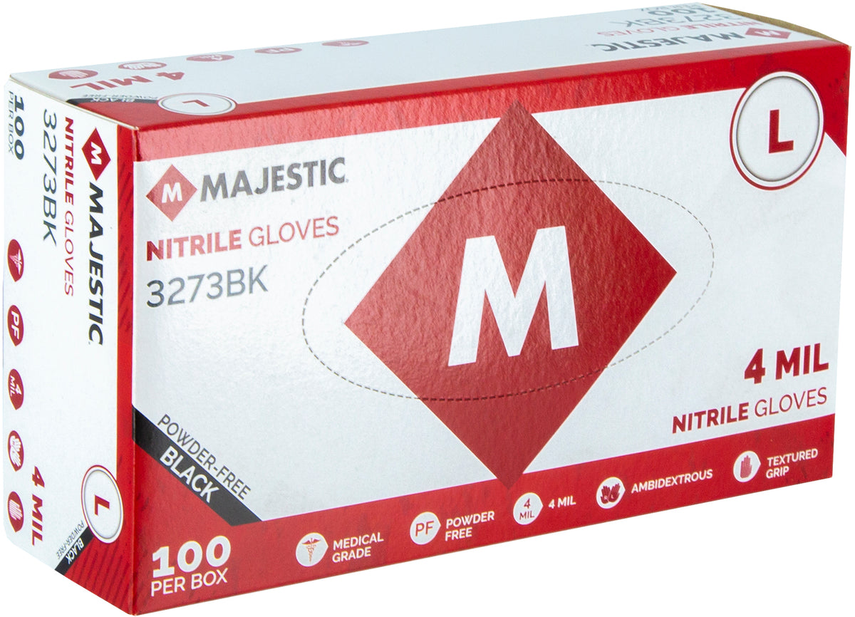Disposable Exam Grade Nitrile Glove, Powder-Free