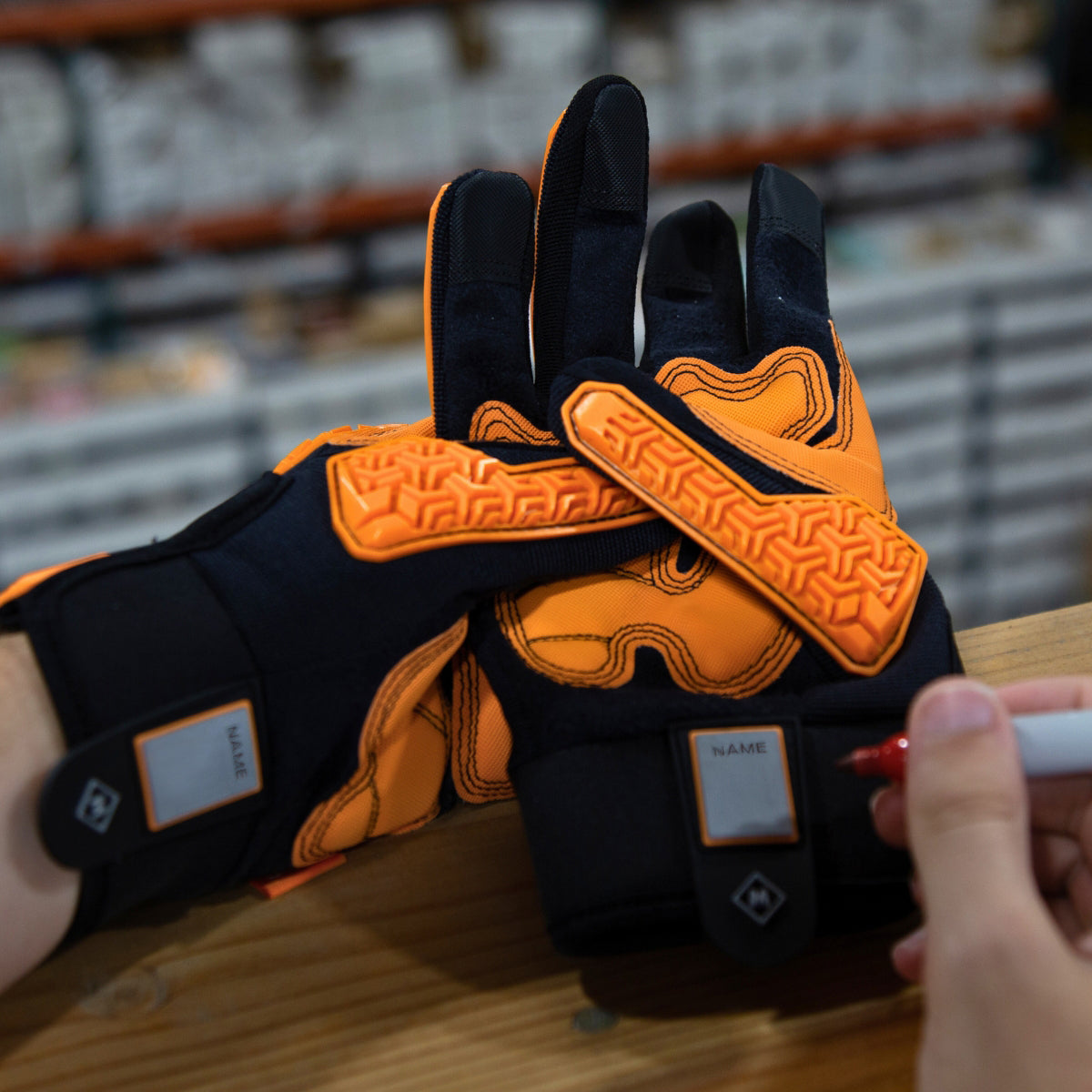 Knucklehead Armor Skin Mechanics Glove with D3O Impact Protection & Palm Padding