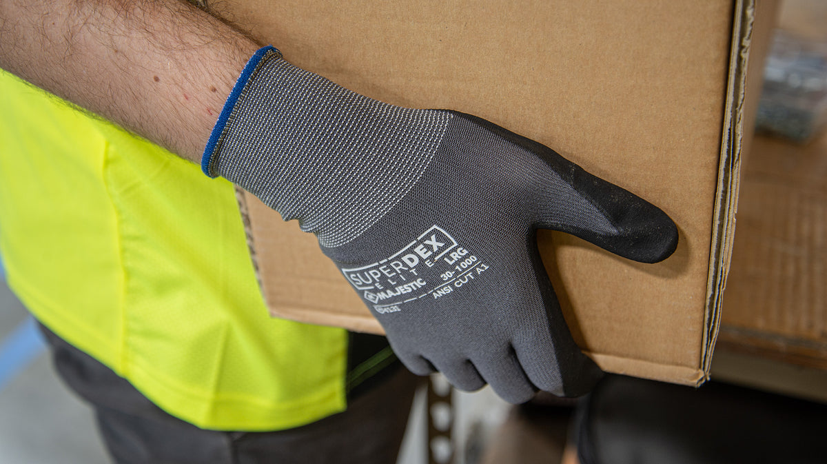 Superdex Premium Foam Nitrile Palm Dip Glove