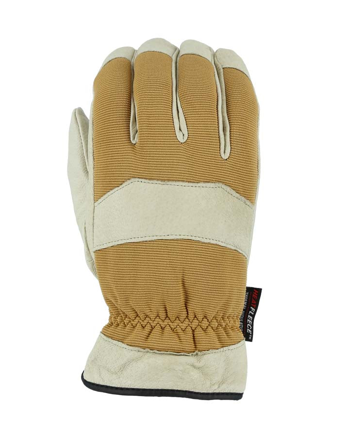 Pigskin, Cloth Back, Winter Lined Drivers Glove