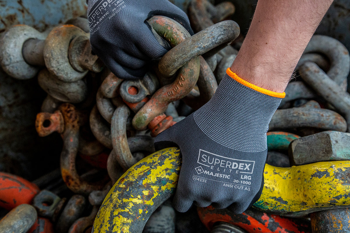Superdex Premium Foam Nitrile Palm Dip Glove