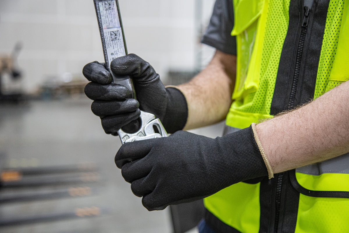 Polyurethane Palm Coated Glove with Polyester Knit Liner