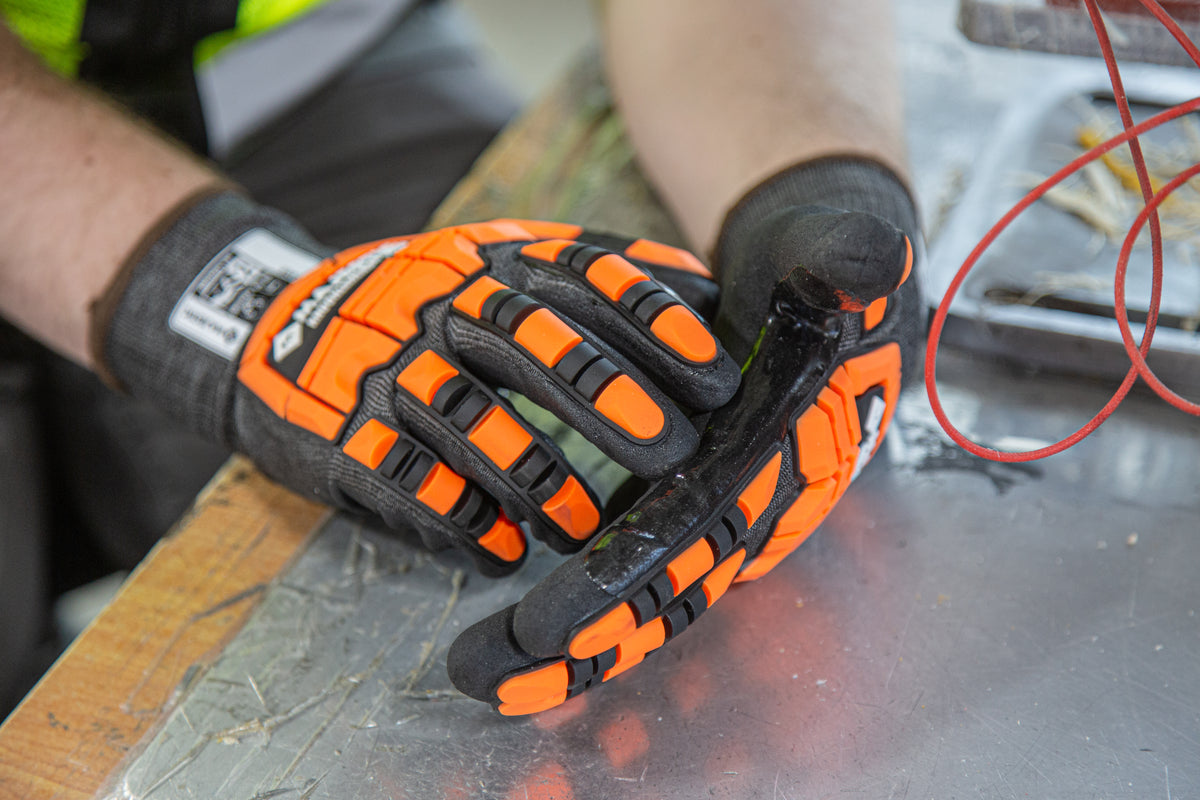 X-10 Korplex Glove with Foam Nitrile Palm, 18g, ANSI A4