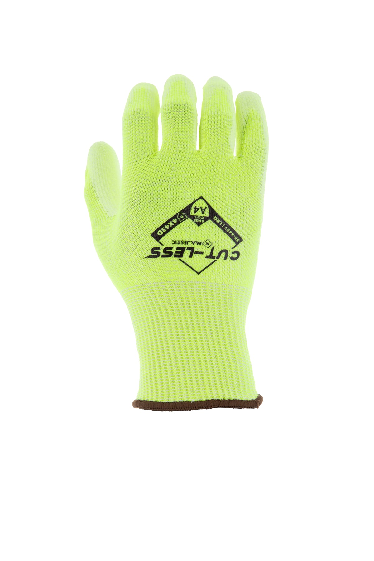 Cut-Less Korplex Glove with Polyurethane Palm, 13g, ANSI A4