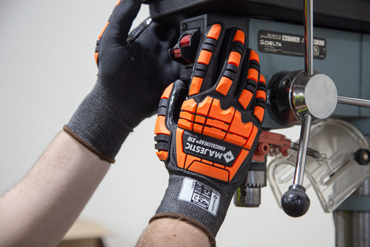 X-10 Korplex Glove with Foam Nitrile Palm, 18g, ANSI A4