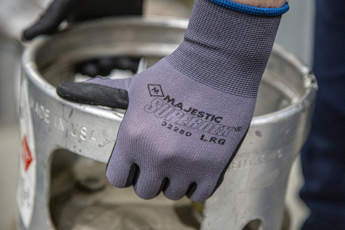 SuperDex Micro Foam Nitrile Palm Coated Glove on Nylon Shell