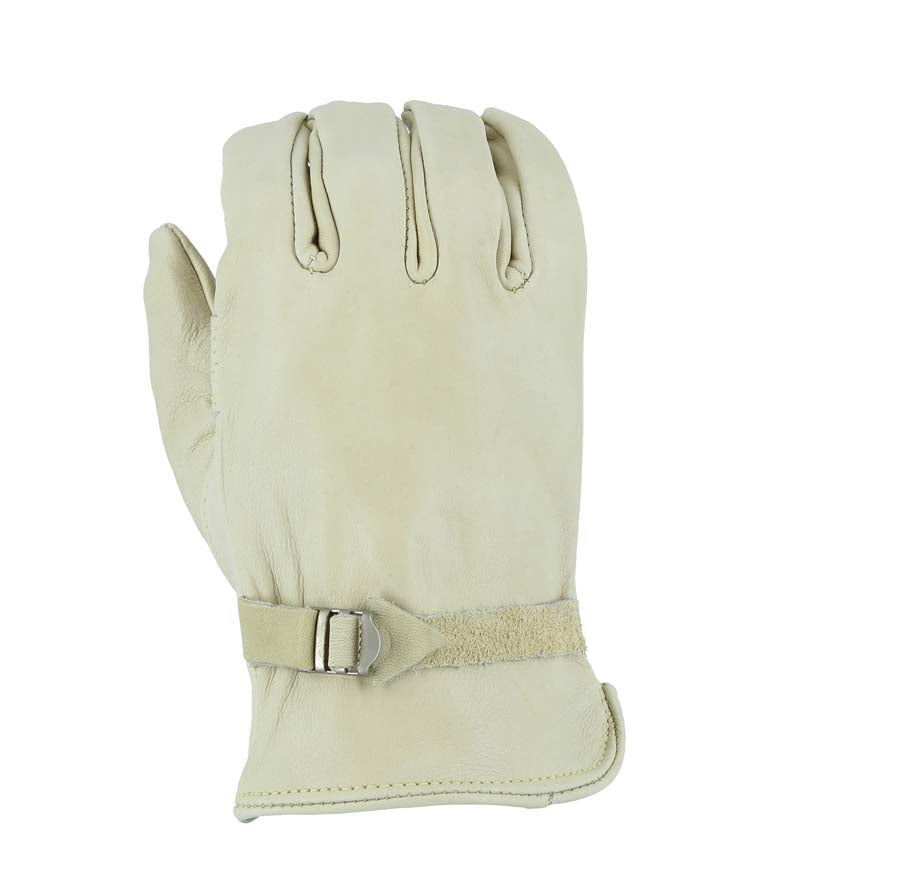 AB-Grade Cowhide Drivers Glove with Metal Buckle