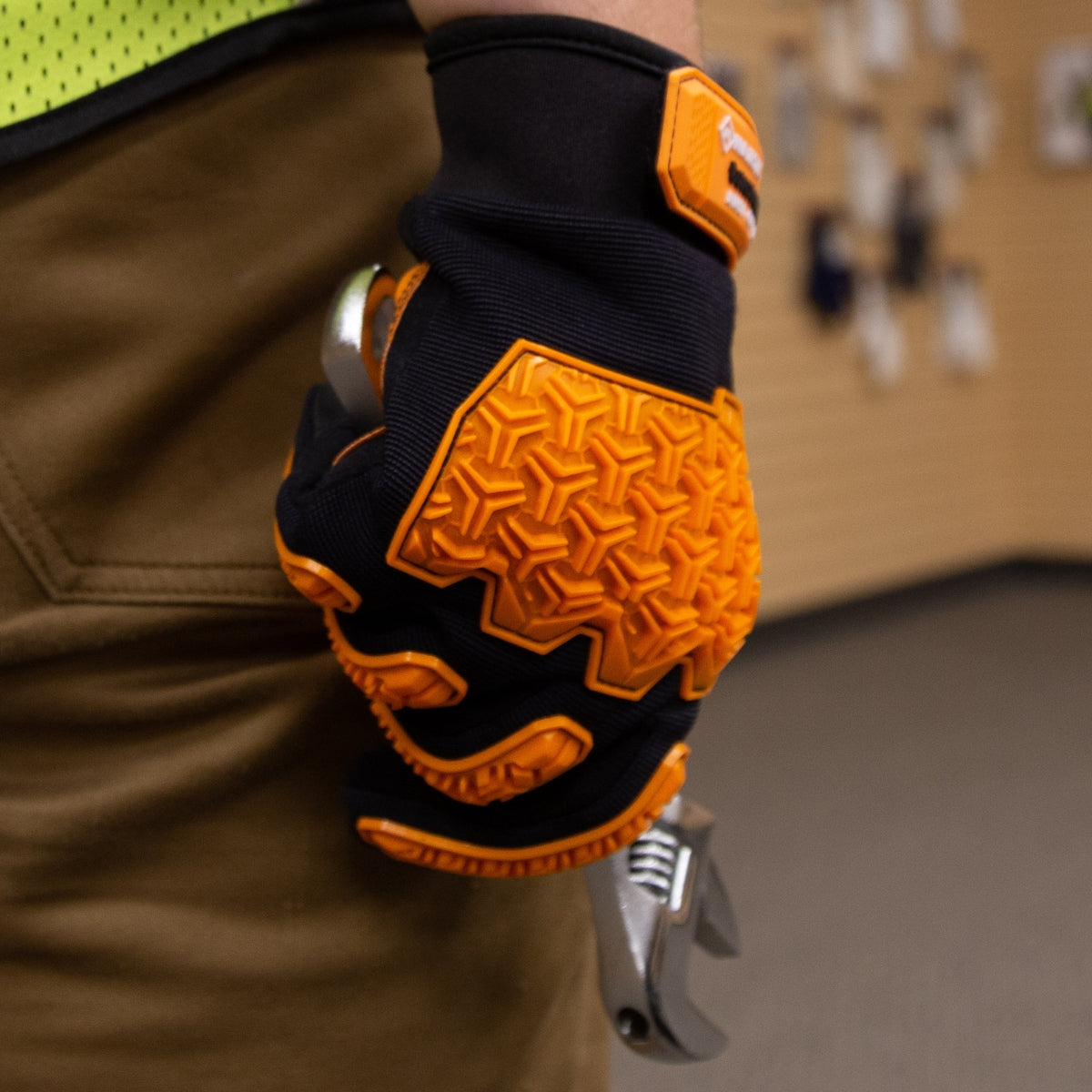 Knucklehead Cut Resistant Mechanics Glove with D3O Impact Protection & Palm Padding A5
