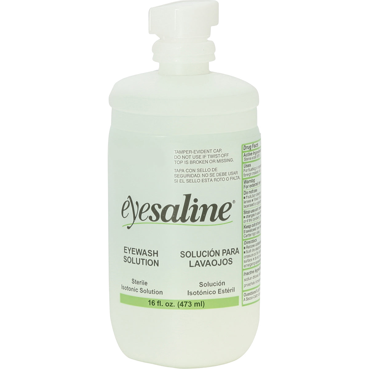 Fendall 16 oz Bottle Sterile Eyewash Solution – Size 16 oz – White