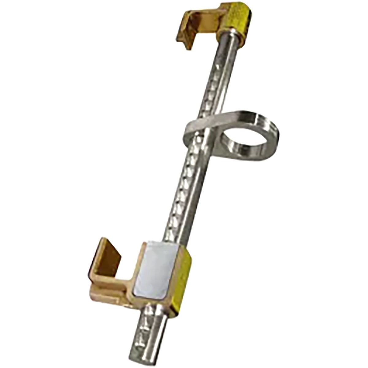 Miller Adjustable Stainless Steel Beam Anchor Fits 12 To 24-Inch Flanges