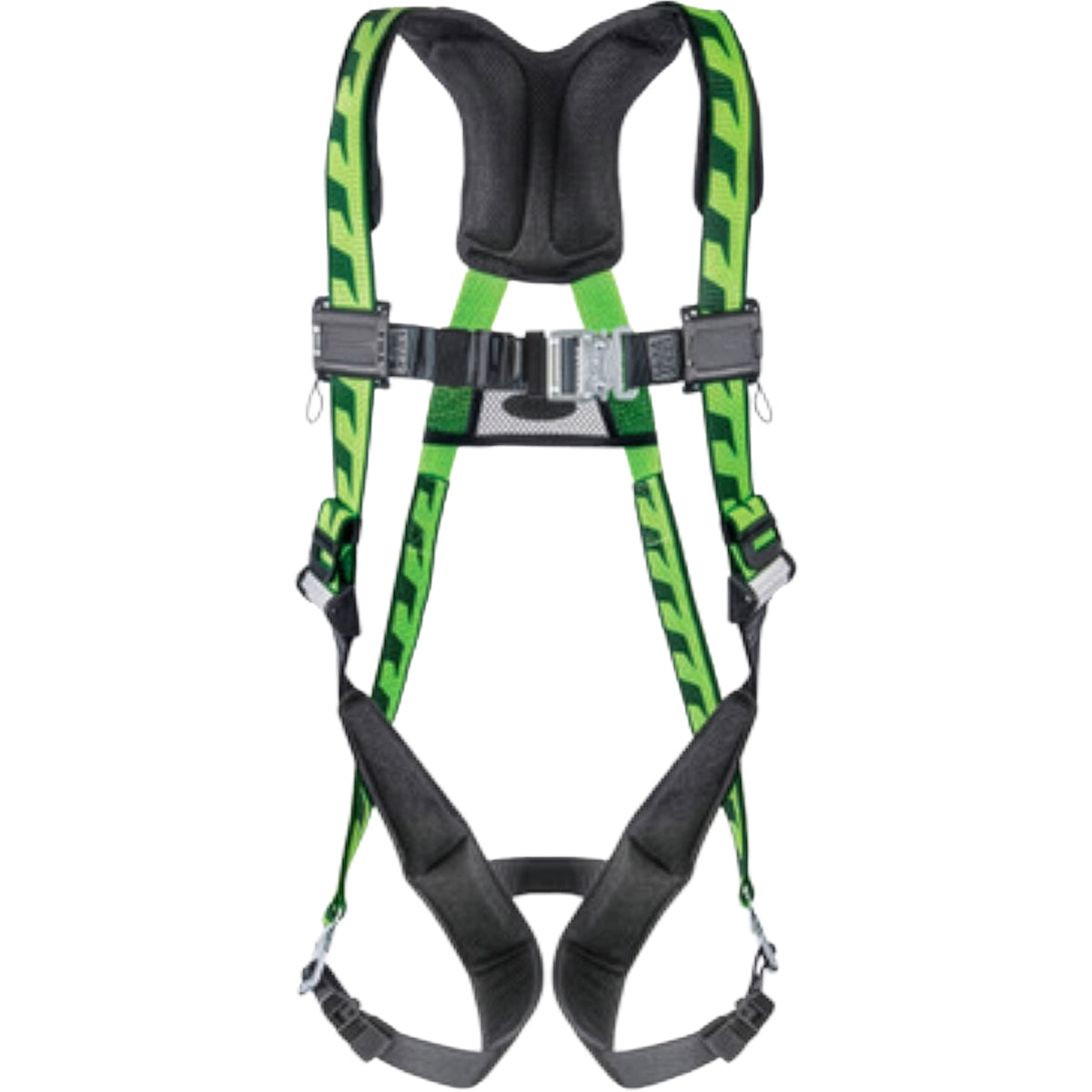 Miller Premium Breathable Full-Body Harness with Steel Hardware, Back & Shoulder D-Rings and Quick-Connect Chest & Leg Buckles – L/XL
