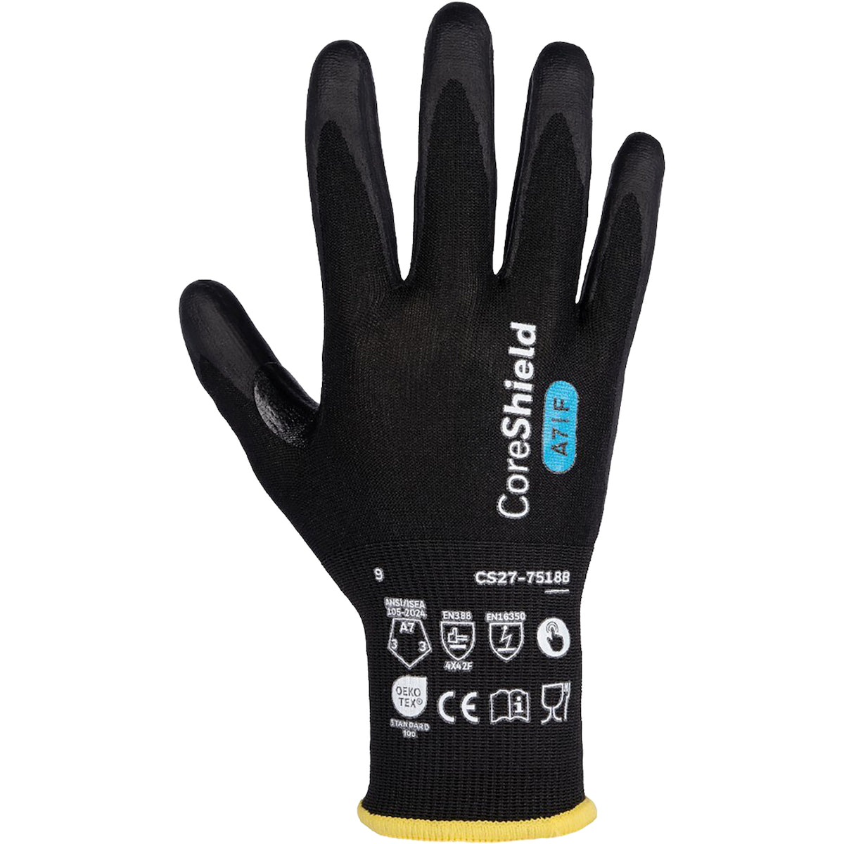 PIP Seamless Knit A7 Engineered Yarn Glove with Foam Nitrile Coated Grip on Palm &amp; Fingers - Touchscreen - Vend-Ready