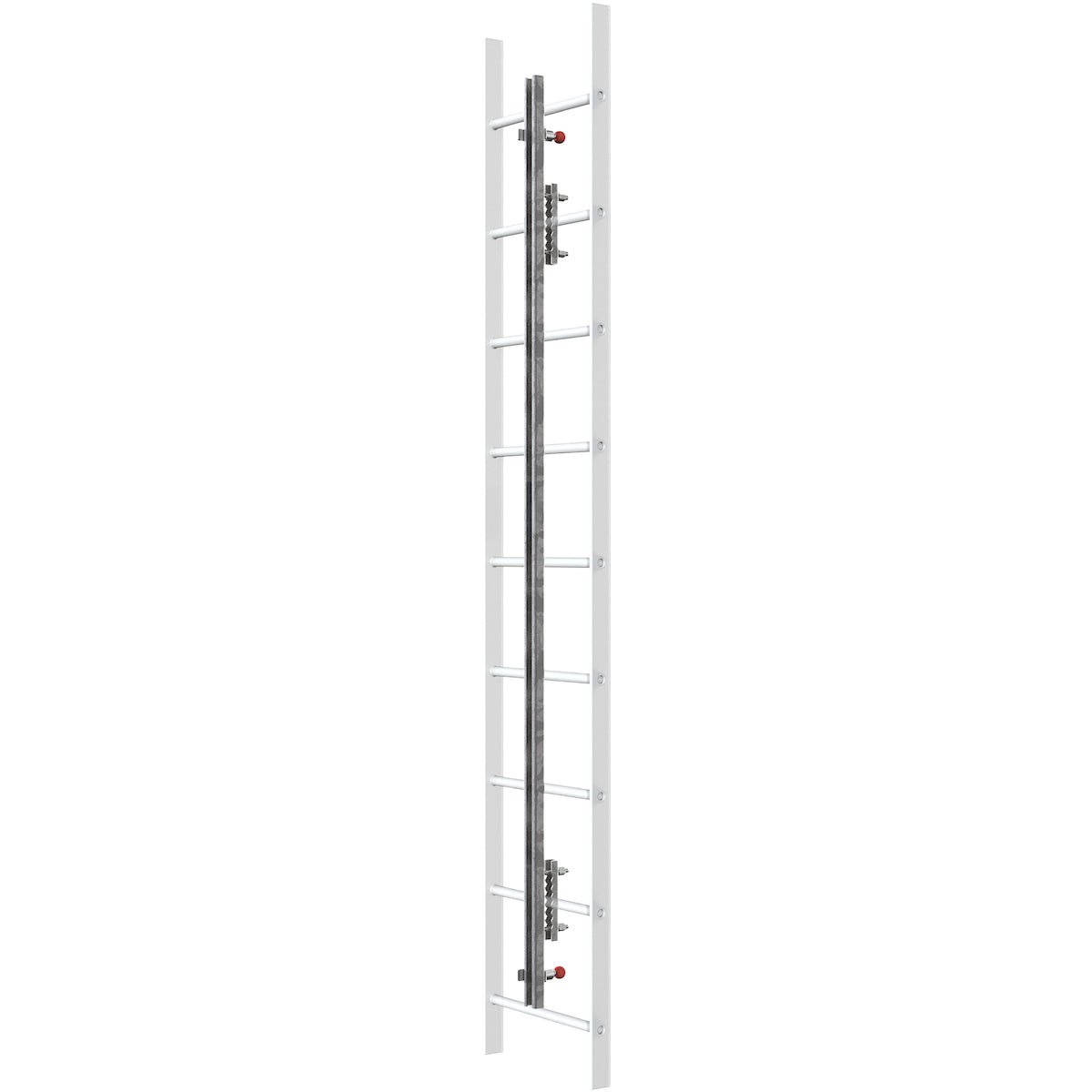 Miller Vertical Height Access Ladder System Rail Kit - Galvanized Steel