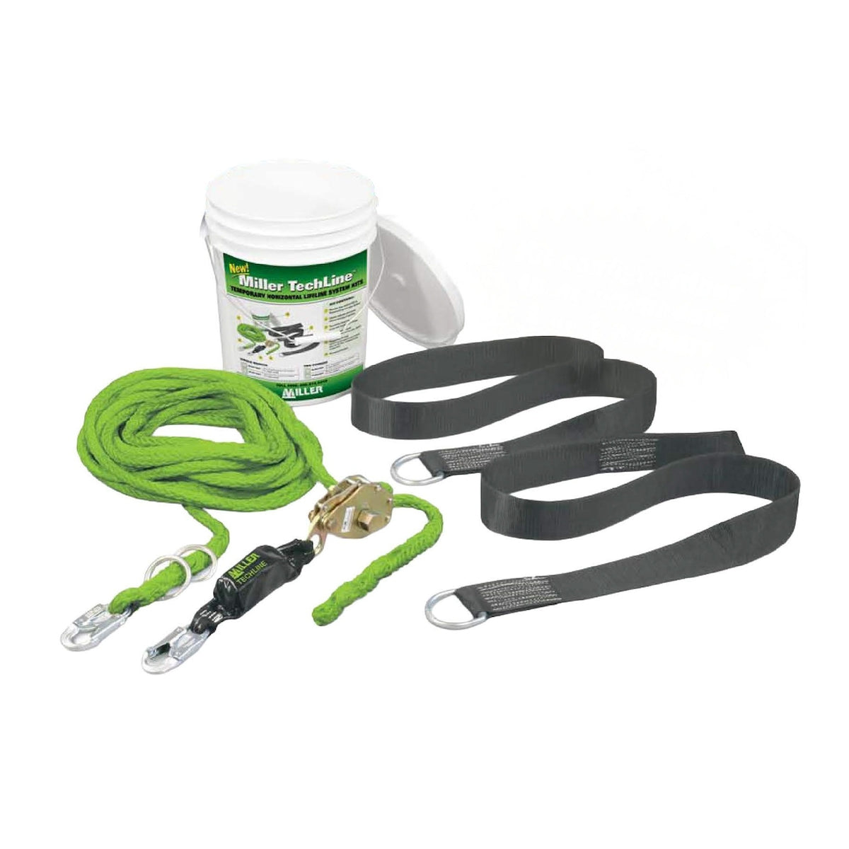 Miller 2-Worker Horizontal Lifeline Kit - Residential – 60'