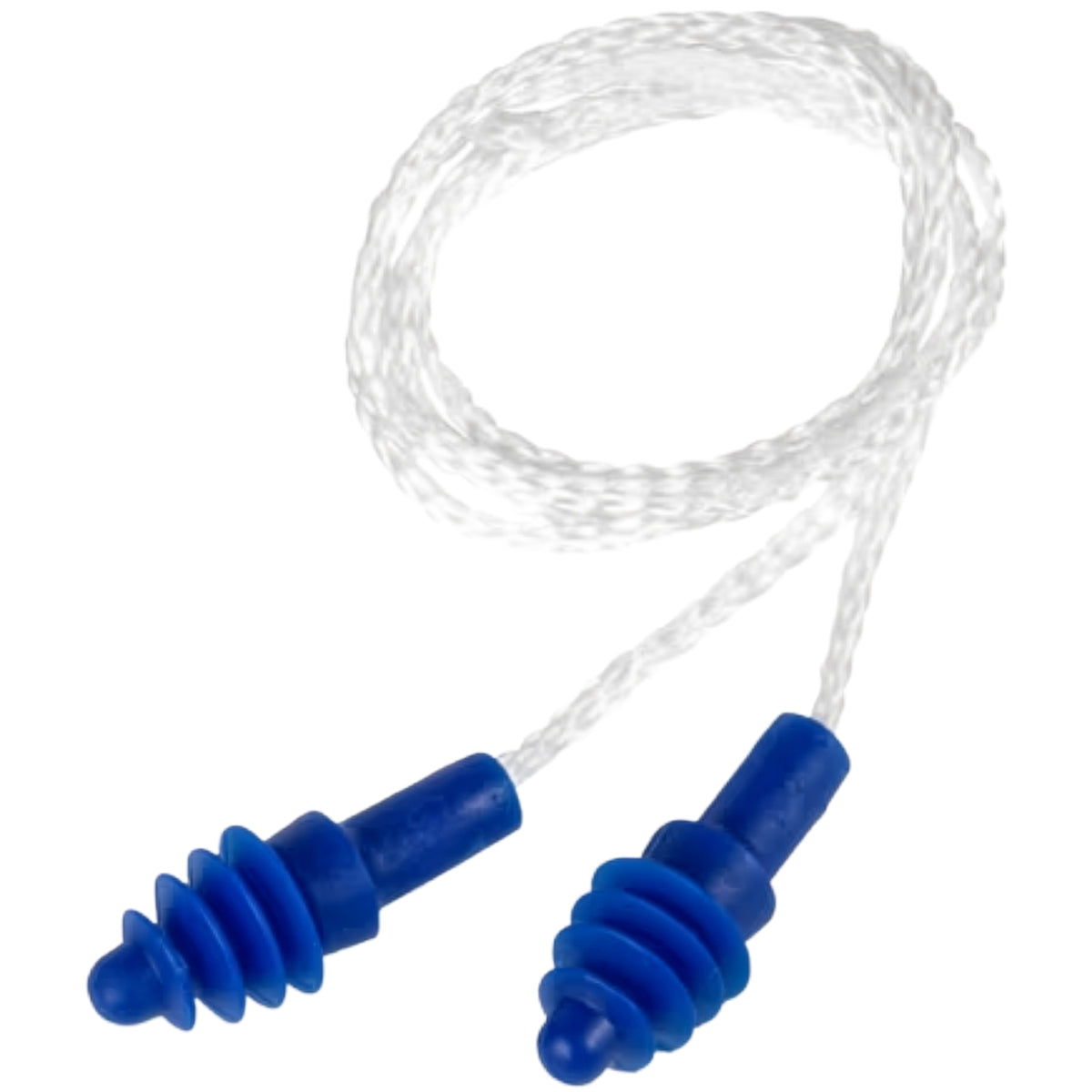 Tapered Reusable TPE Corded Ear Plugs - NRR 27 (AS-30W)