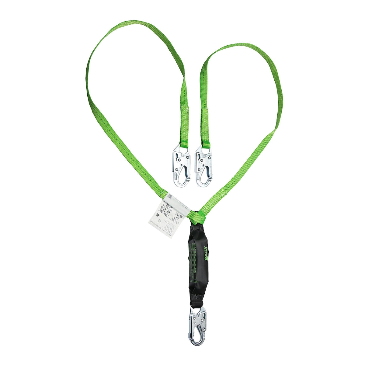Miller Double Leg Lanyard with SofStop® Energy Absorber and Locking Snap Hooks – 6'