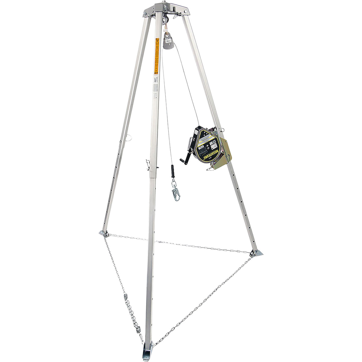 Miller Self-Retracting Device Kit with Galvanized Steel Cable, Tripod Bracket, Pulley/Carabiner and 7' Tripod