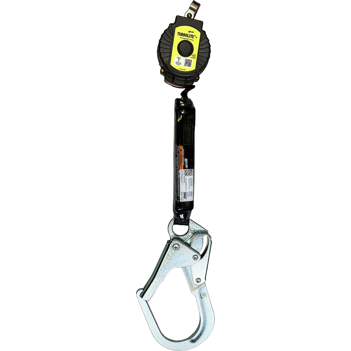 Miller Single Web Personal Fall Limiter with Steel Locking Rebar Hook - No Unit Connector