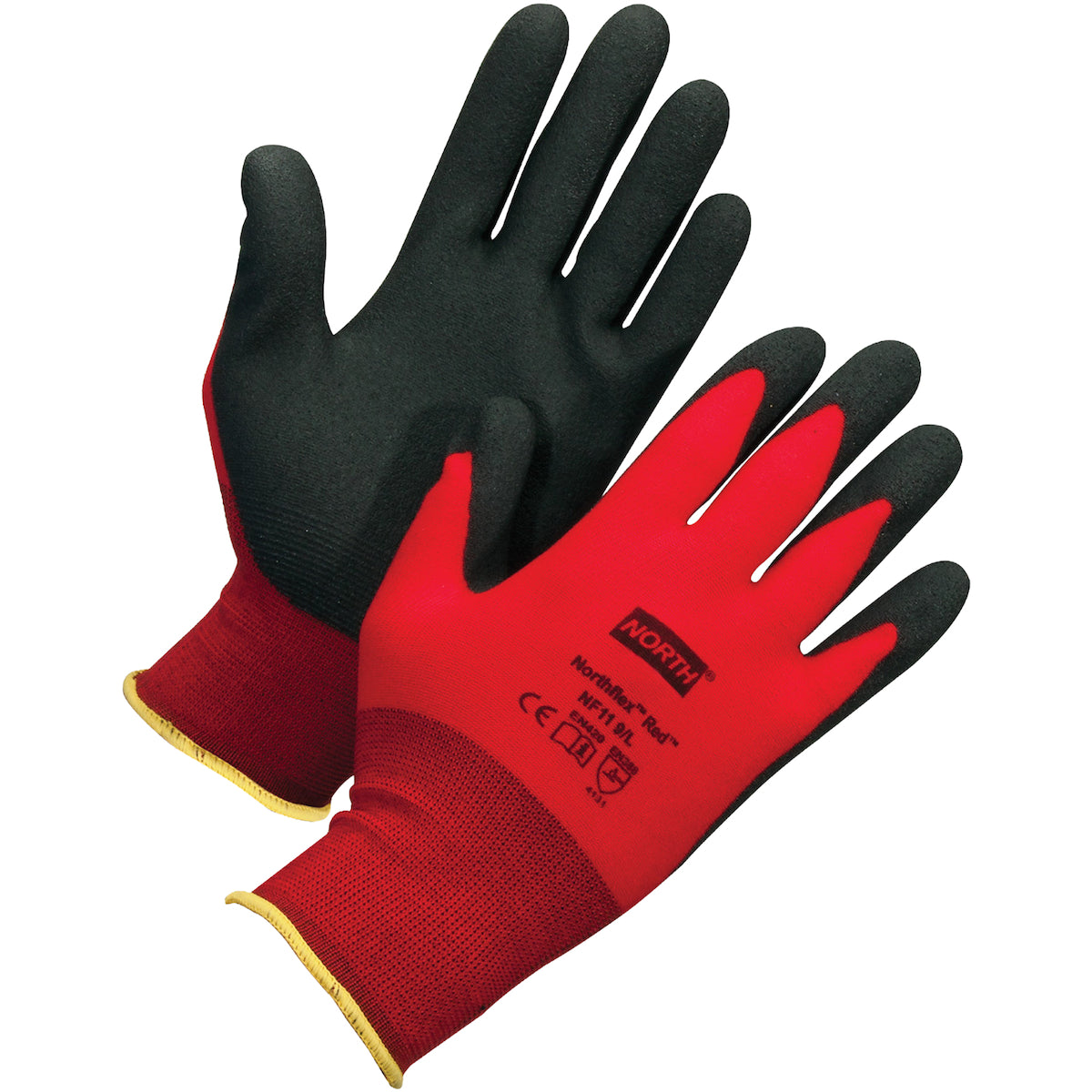 PIP Seamless Knit Nylon Glove with PVC Foam Coating on Palm &amp; Fingers
