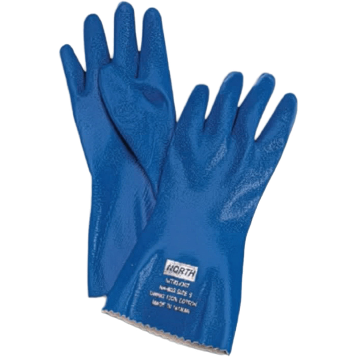 PIP Supported Nitrile Glove with Interlock Liner and Rough Grip - Insulated - 12"