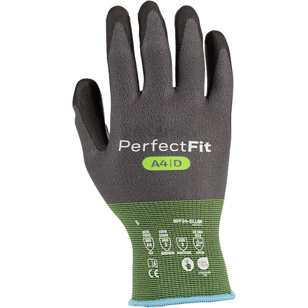 PIP Seamless Knit A4 Engineered Yarn Glove with Polyurethane Coated Grip on Palm & Fingers - Touchscreen - ESD Safe