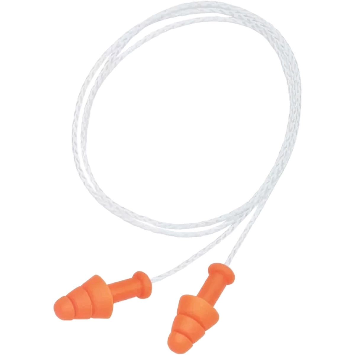 Tapered Reusable TPE Corded Ear Plugs - NRR 25