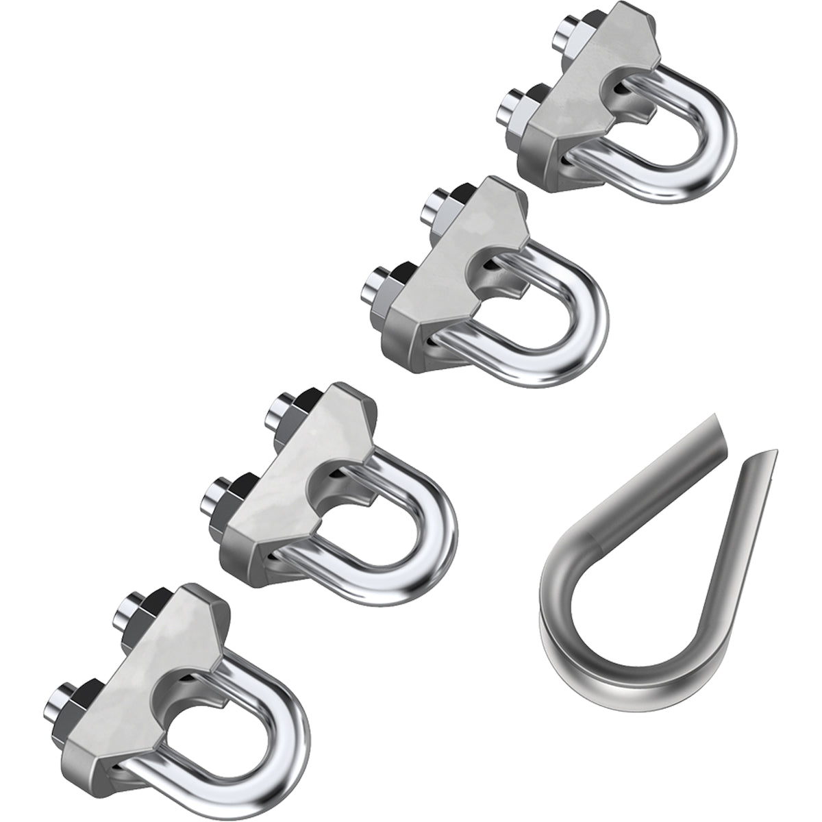Miller Cable Clips and Thimble