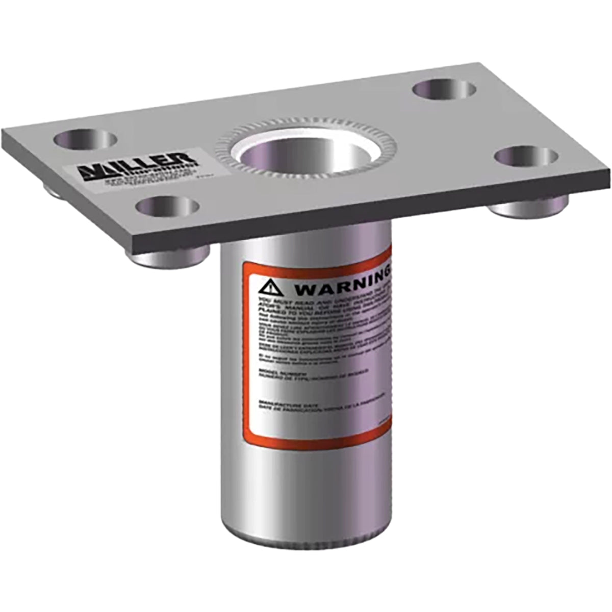 Miller Flush Floor Mount Sleeve, Stainless Steel