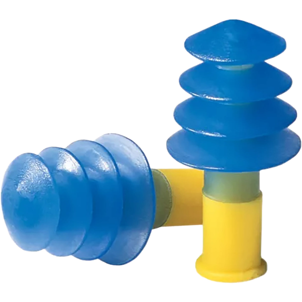 Tapered Reusable TPE Corded Ear Plugs, Regular - NRR 27