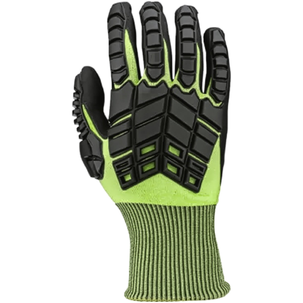 Boss Seamless Knit Engineered Yarn Glove with Impact Protection and Nitrile Foam Grip on Palm &amp; Fingers