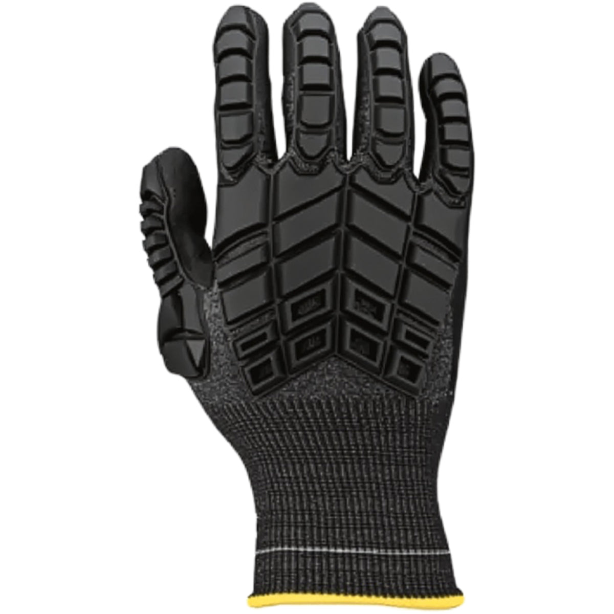 Boss Seamless Knit Engineered Yarn Glove with Impact Protection and Nitrile Foam Grip on Palm &amp; Fingers – 2XL