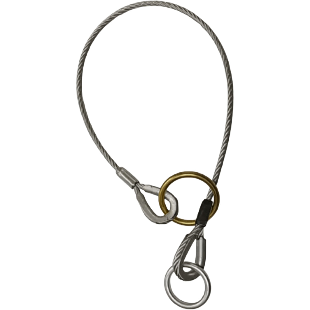 Miller Cable Sling with 3/8" Stainless Steel Wire Rope And Two Zinc-Plated Steel O-Rings