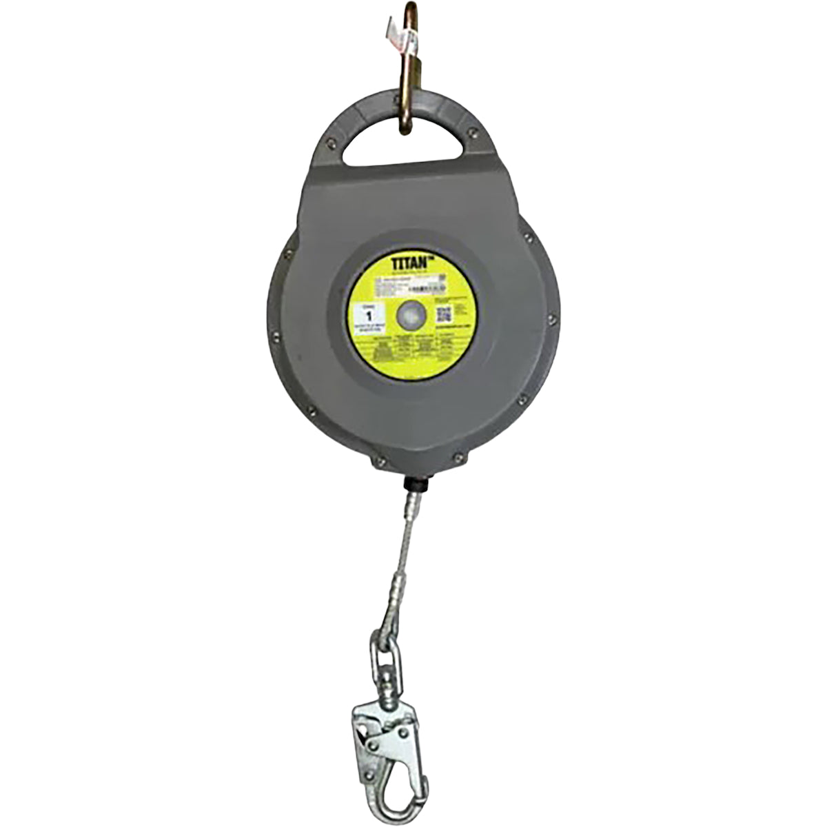 Miller Self-Retracting Lifeline with Steel Carabiner and Steel Swivel Snap Hook