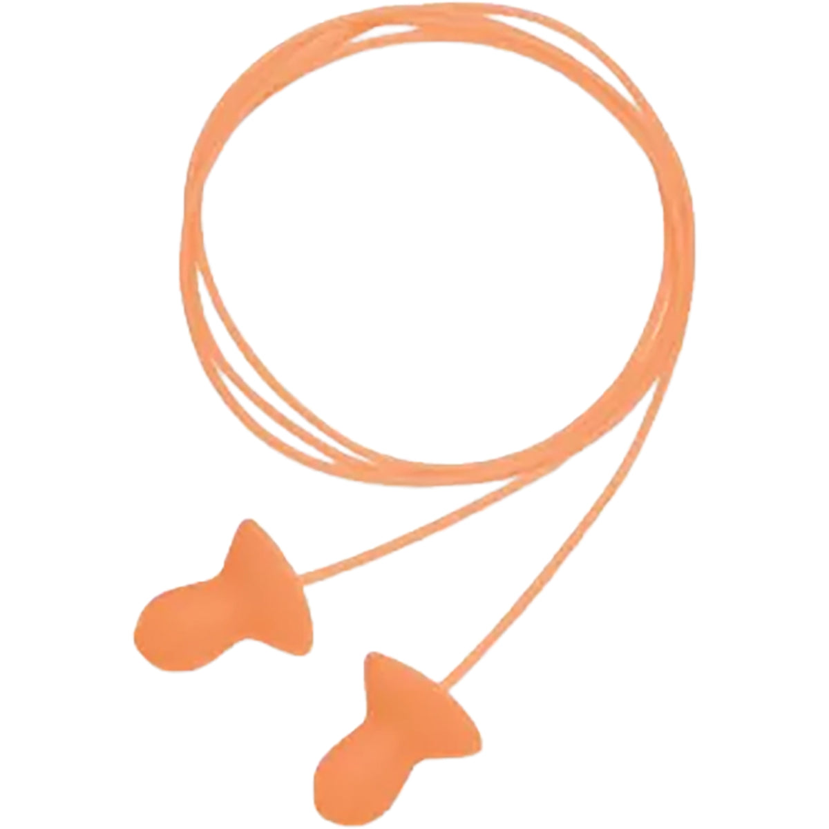 Bell Shape Reusable PVC Corded Ear Plugs - NRR 26