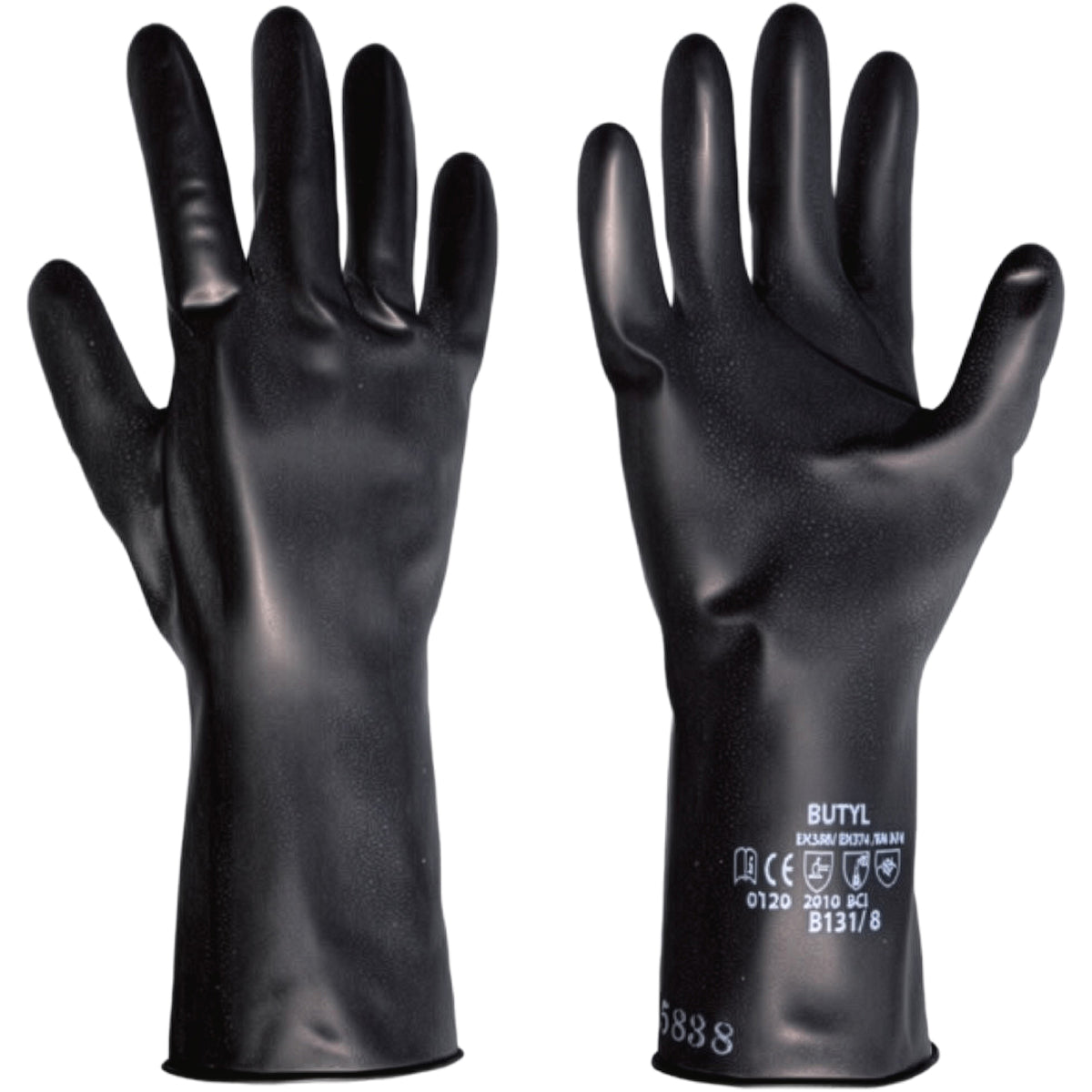 North 13 Mil Butyl Rubber Glove with Smooth Grip - 11"