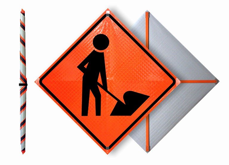 Solid Vinyl Roll-Up Sign
