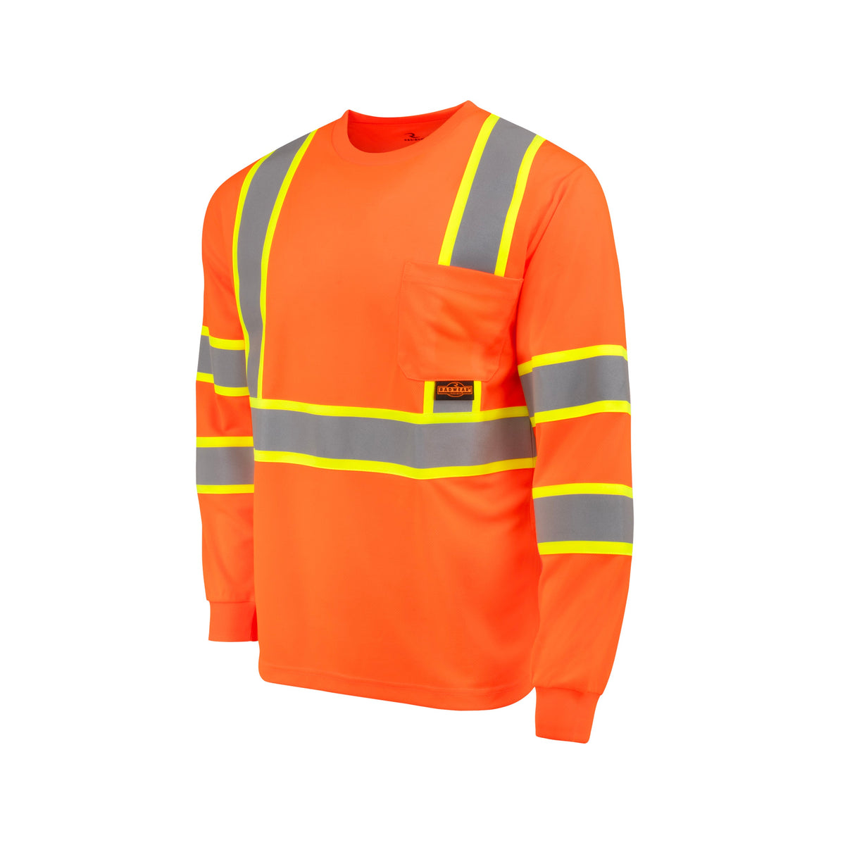 Radians ST41-3 Class 3 Mesh Long Sleeve T-Shirt with Contrast Trim