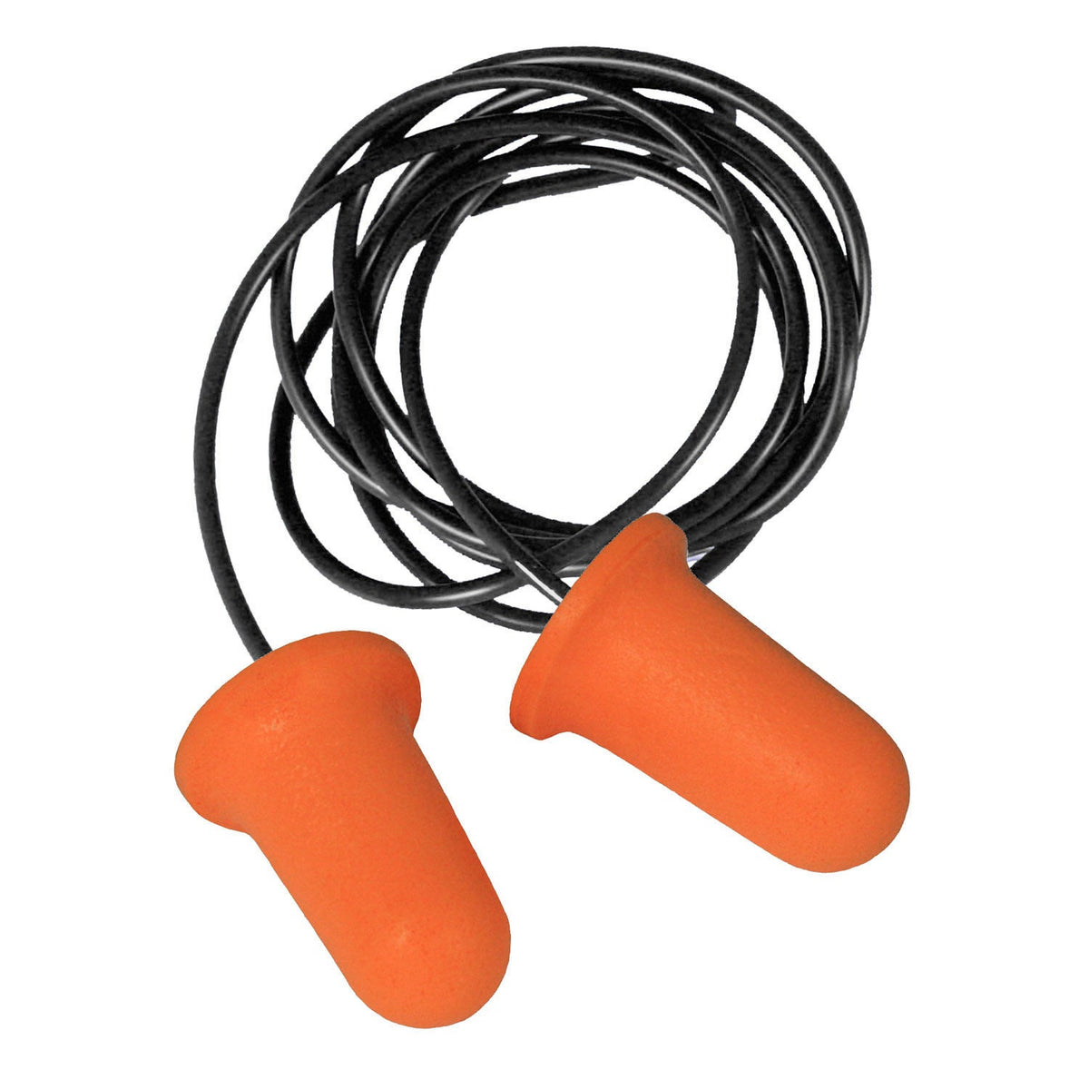 DEWALT DPG65 Bell Shape Disposable Foam Earplugs - Corded - 2 Pair Blister Pack with Carry Case