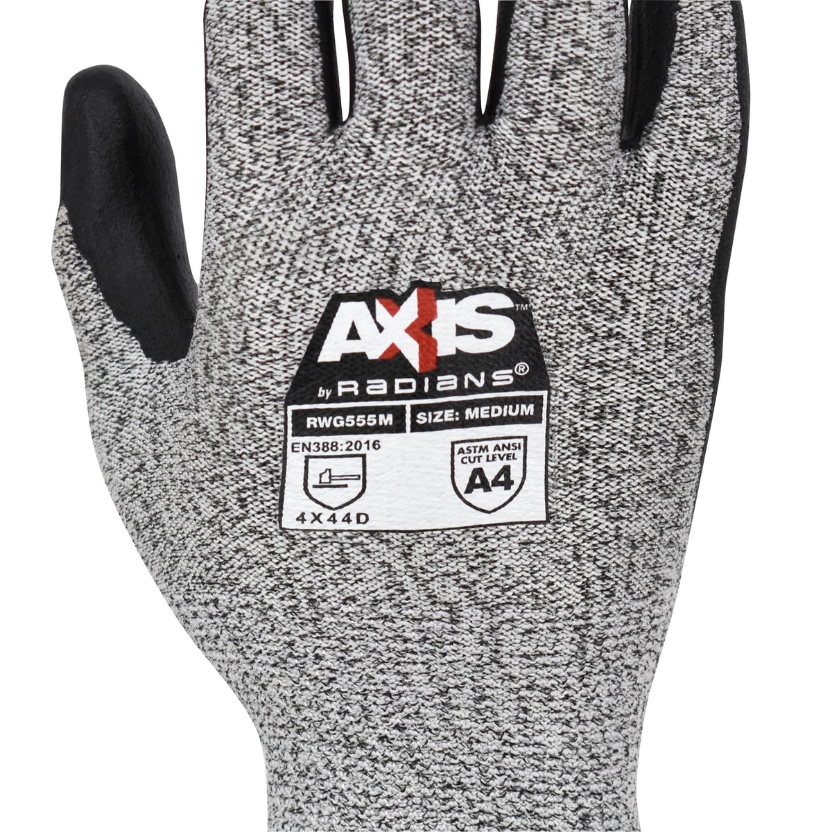 Radians RWG555 AXIS™ Cut Protection Level A4 Work Glove